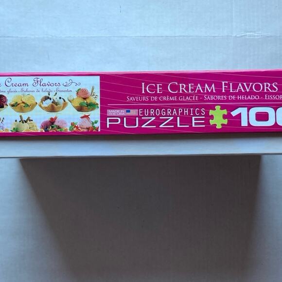Eurographics 1000 Piece Jigsaw Puzzle: Ice Cream Flavors - Pre-Owned - Picture 7 of 8